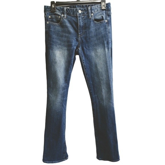 EUC GAP 1969 Perfect Boot Medium Wash Western Denim Blue Jeans Size 25 Short - Picture 1 of 12